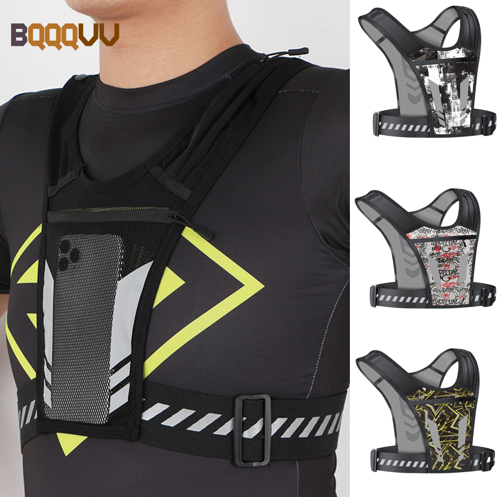 Running Gear Gym - Reflective Running Vest with Phone Holder