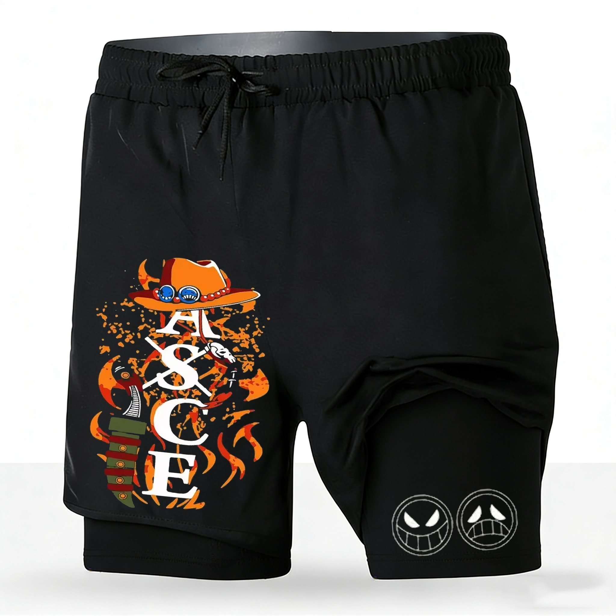 Men's One Piece Anime 2-in-1 R – Running Gear Japan recenzja i cena