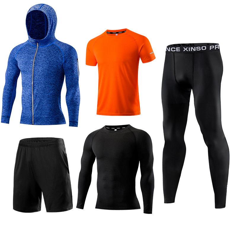 5-Piece Men's Fitness Clothes  – Running Gear Gym recenzja i cena