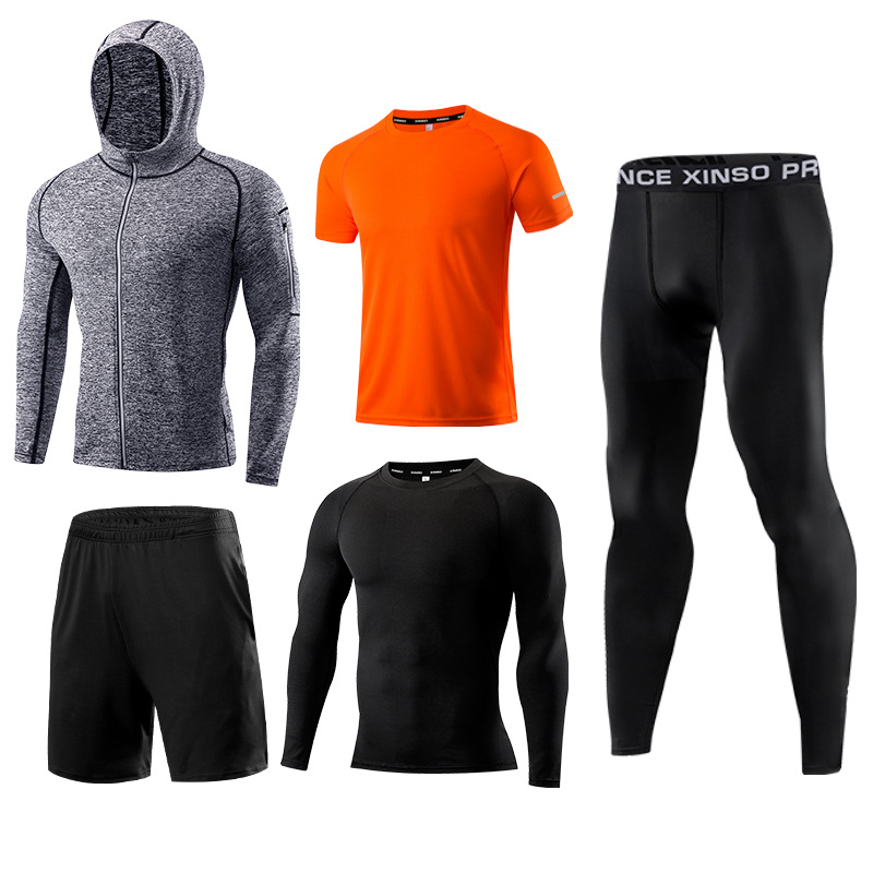 5-Piece Men's Fitness Clothes  – Running Gear Gym recenzja i cena