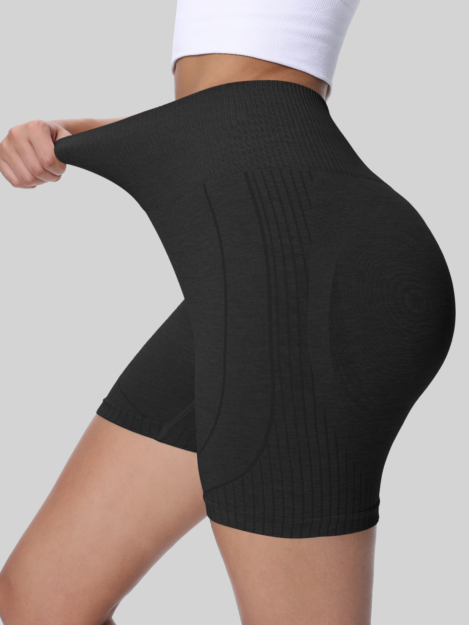 High Waist Elastic Yoga Shorts – Running Gear Gym recenzja i cena