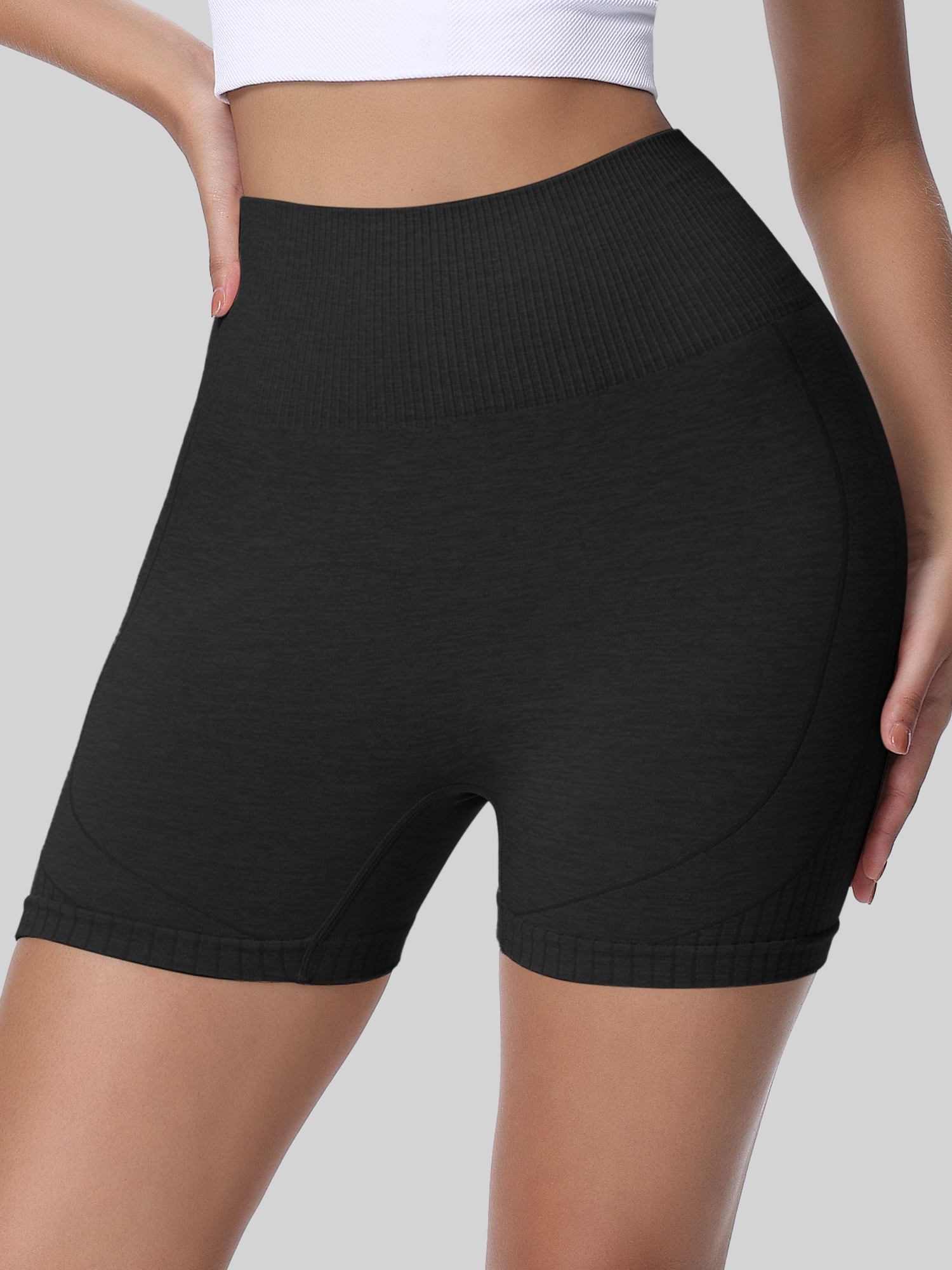 High Waist Elastic Yoga Shorts – Running Gear Gym recenzja i cena
