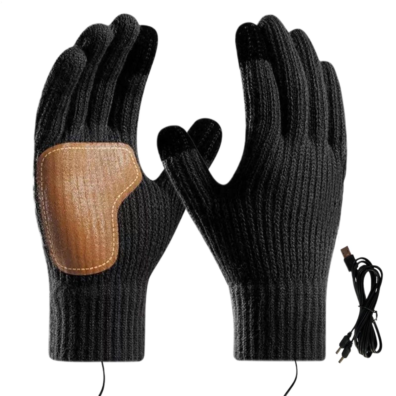 USB Heated Gloves with Touchsc – Running Gear Cold Weather Men recenzja i cena