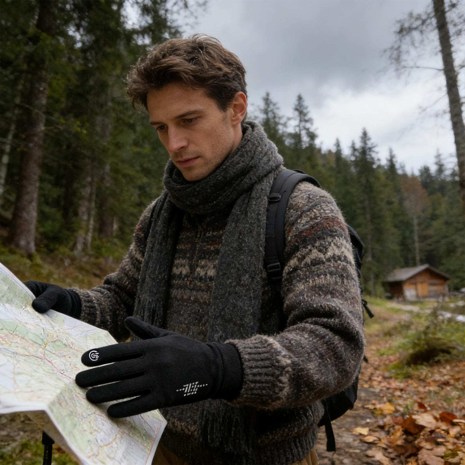 Warm Biking Gloves Full Finger – Running Gear In Snow recenzja i cena