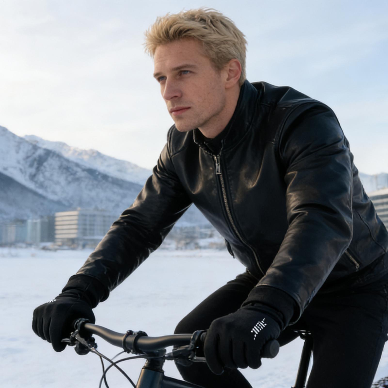 Warm Biking Gloves Full Finger – Running Gear In Snow recenzja i cena