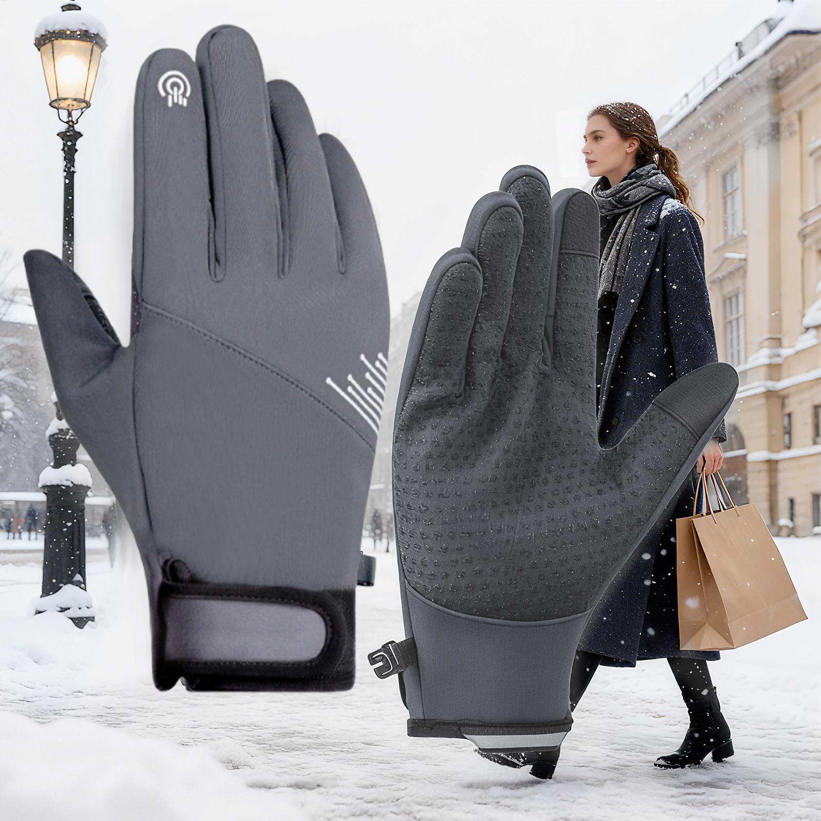 Winter Gloves Women Windproof  – Running Gear In Snow recenzja i cena