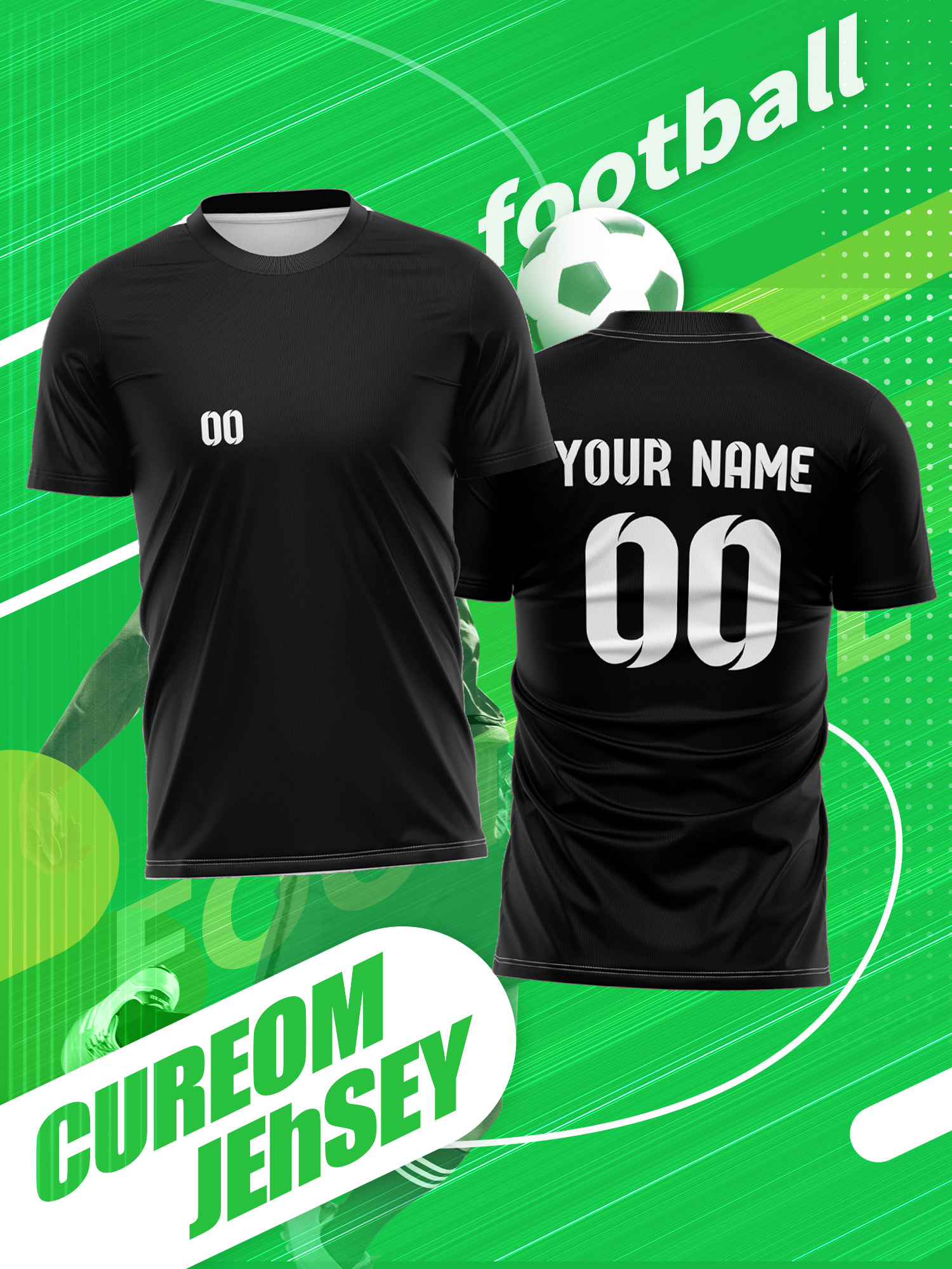 Custom Photo Name Number Socce – Running Gear Gym recenzja i cena